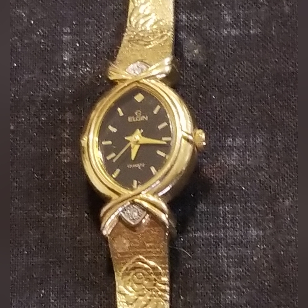 Elgin Quartz Women's Watch EK674-007 - Picture 1 of 6